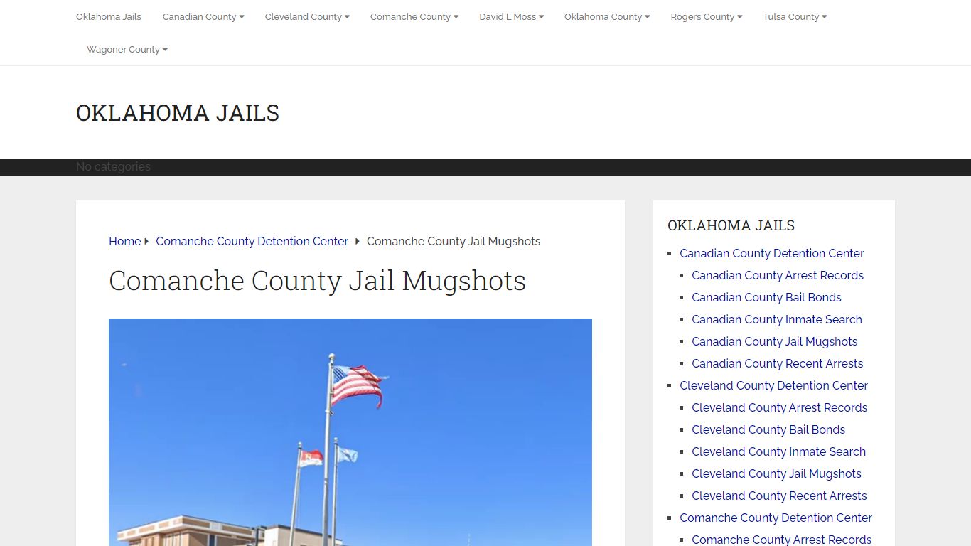 Comanche County Jail Mugshots - Oklahoma Jails